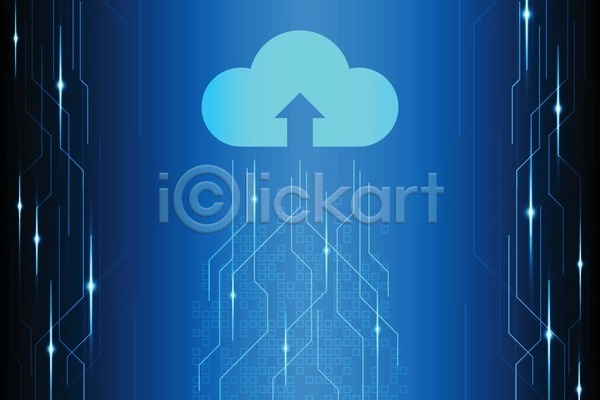 미래 사람없음 EPS 일러스트 해외이미지 구름모양 그래픽 디자인 디지털 업로드 추상 컨셉 파란색 해외202004 화살표