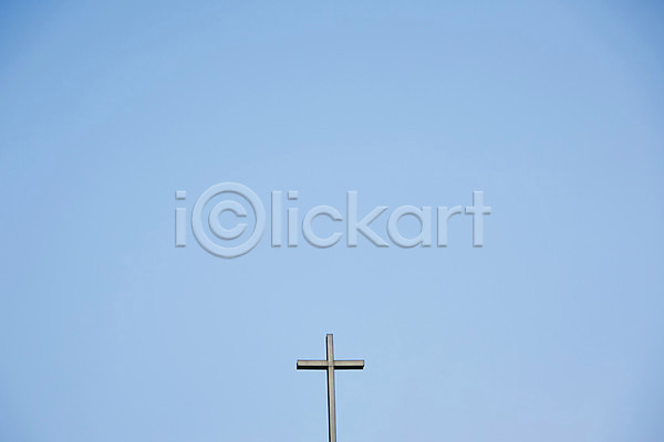 사람없음 JPG 포토 기독교 기독교용품 백그라운드 십자가 야외 오브젝트 종교 종교용품 주간 하늘