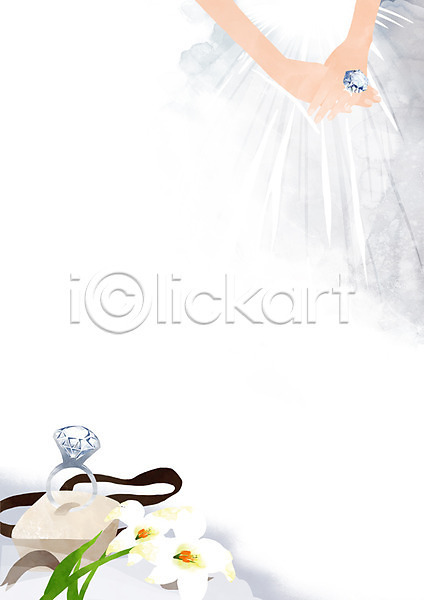 신체부위 여자 한명 PSD 일러스트 결혼 결혼반지 결혼소품 꽃 다이아몬드반지 드레스 반지 백그라운드 손 식물 신부(웨딩) 오브젝트 웨딩드레스