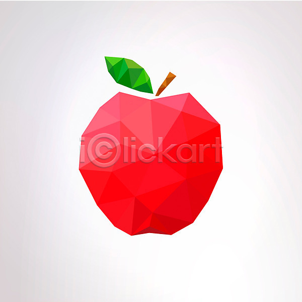 사람없음 AI(파일형식) 아이콘 입체 입체아이콘 1 과일 무늬 백그라운드 빨간색 사과(과일) 삼각형 컬러 패턴