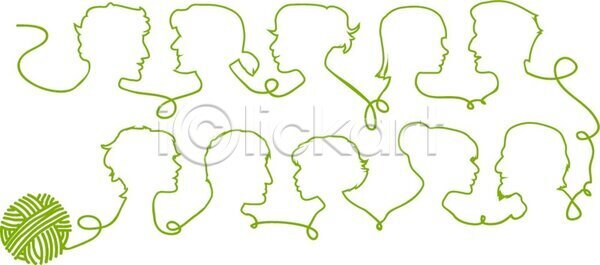 상상 아이디어 함께함 남자 사람 여자 EPS 실루엣 일러스트 해외이미지 가족 결합 그룹 동맹 뜨개질 레이아웃 마음 생각 성찬식 실 연결 접속 추상 컨셉 통신 해외202004 해외일러스트 혼합