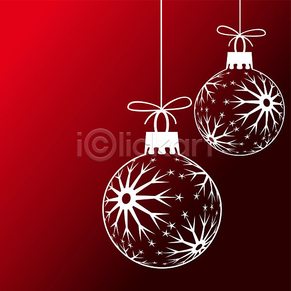 축하 EPS 일러스트 해외이미지 겨울 계절 공 눈송이 디자인 백그라운드 복고 빛 빨간색 인사 장식 크리스마스 해외202004 휴가 흰색