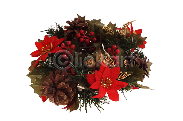 사람없음 JPG 포토 해외이미지 12월 꽃무늬 사과 원뿔 장식 전나무 크리스마스 탁자 해외202004 화환 휴가