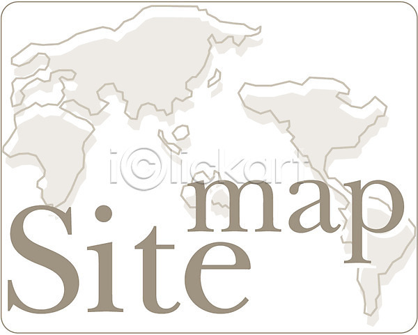 사람없음 EPS 아이콘 기호 문자 사이트맵 세계 알파벳 웹 지도 홈페이지