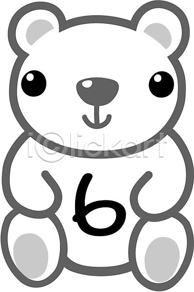 사람없음 EPS 글꼴아이콘 아이콘 6 곰 교과목 글꼴 기호 문자 수학교육 숫자 클립아트 픽토그램