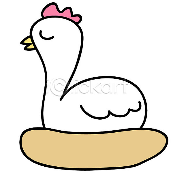 사람없음 EPS 아이콘 가축 닭 동물 수컷 수탉 조류 척추동물 클립아트