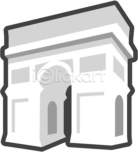 사람없음 EPS 아이콘 흑백 개선문 건축 건축물 고건축 시설물 여행 유럽 유럽건축 유적 유적지 파리(프랑스) 프랑스 휴가