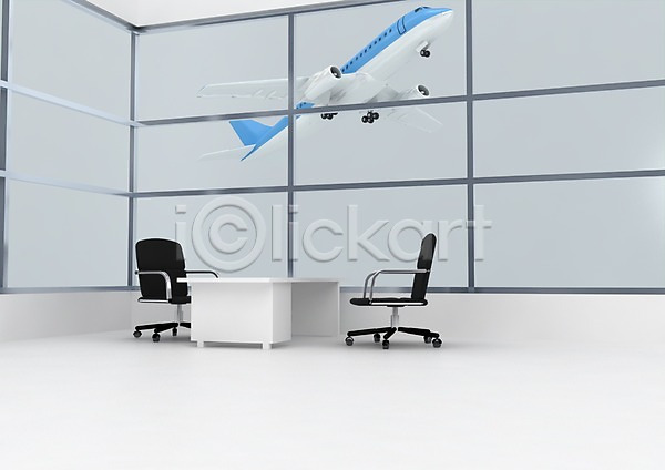 사람없음 3D PSD 편집이미지 3D소스 건물안 공항 그래픽 백그라운드 비행기 사무실 실내 의자 인테리어 창문 컴퓨터그래픽 탁자 편집소스