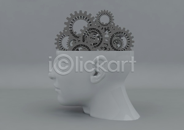 사람없음 3D PSD 옆모습 편집이미지 3D소스 그래픽 기계 뇌 머리 백그라운드 부속품 비즈니스 얼굴 얼굴모양 컴퓨터그래픽 톱니바퀴 편집소스 피규어