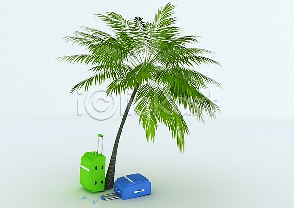 사람없음 3D PSD 편집이미지 3D소스 가방 그래픽 나무 바캉스 백그라운드 식물 야자수 여름(계절) 여름휴가 여행 여행가방 컴퓨터그래픽 편집소스