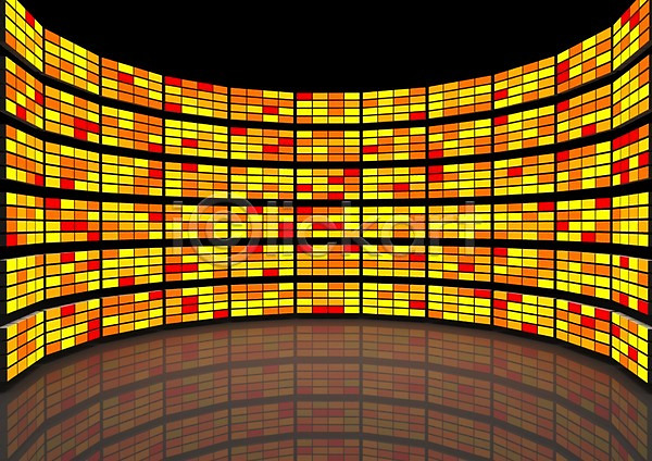 설계 사람없음 3D PSD 입체 편집이미지 3D소스 건축 건축물 공간 그래픽 노란색 디자인 디지털 반사 백그라운드 벽 벽면 빛 인테리어 컬러 컴퓨터그래픽 편집소스 홀(장소)