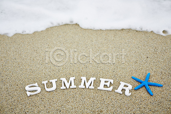 사람없음 JPG 포토 계절 단어 모래 모래사장 바다 백그라운드 불가사리 알파벳 야외 여름(계절) 여름풍경 영어 주간 파도 풍경(경치) 해변