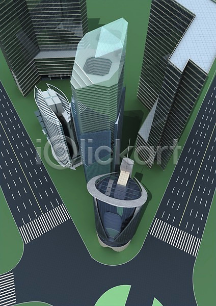 사람없음 3D PSD 편집이미지 3D소스 건물 건축 건축물 고층빌딩 그래픽 길 도로 도시 백그라운드 부동산 선 식물 잔디 컴퓨터그래픽 편집소스 횡단보도