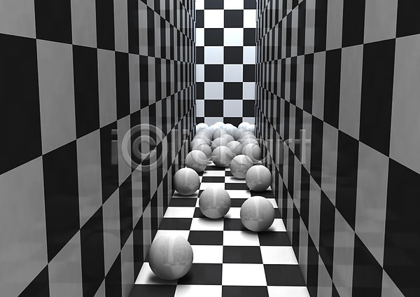 사람없음 3D PSD 편집이미지 3D소스 공간 그래픽 도형 반사 백그라운드 벽 원형 체크무늬 컴퓨터그래픽 편집소스