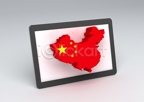 사람없음 3D PSD 편집이미지 3D소스 국기 그래픽 나라 땅 백그라운드 별 빨간색 아시아 오성홍기 중국 지도 컬러 컴퓨터그래픽 태블릿 편집소스