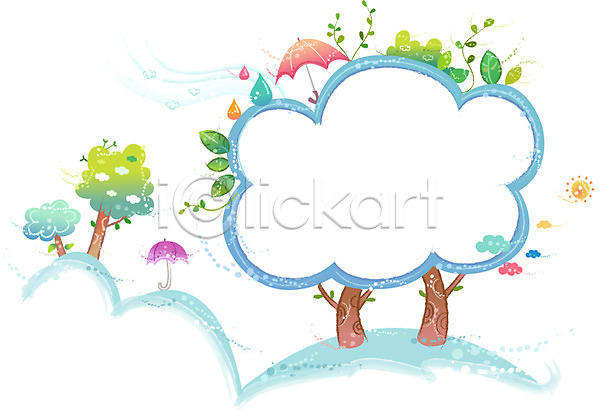사람없음 AI(파일형식) 일러스트 구름(자연) 구름모양 나무 나뭇잎 날씨 바람 배너 백그라운드 비(날씨) 빗방울 식물 알림 액자 액자틀 우산 잎 태양 틀 프레임 해