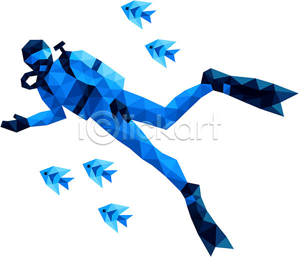 목표 열정 사람 한명 AI(파일형식) 아이콘 입체 입체아이콘 모션 모양 무늬 백그라운드 산소통 삼각형 수영 스쿠버다이빙 스포츠 어류 오리발 운동 운동선수 잠수 잠수복 전신 컬러 파란색 패턴 포즈