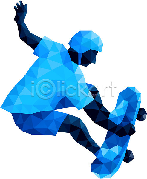 목표 열정 남자 남자한명만 사람 한명 AI(파일형식) 아이콘 입체 입체아이콘 레저 레포츠 모션 모양 무늬 백그라운드 보드(스포츠) 삼각형 스케이트보드 스포츠 운동 운동선수 전신 점프 컬러 파란색 패턴 포즈 헬멧