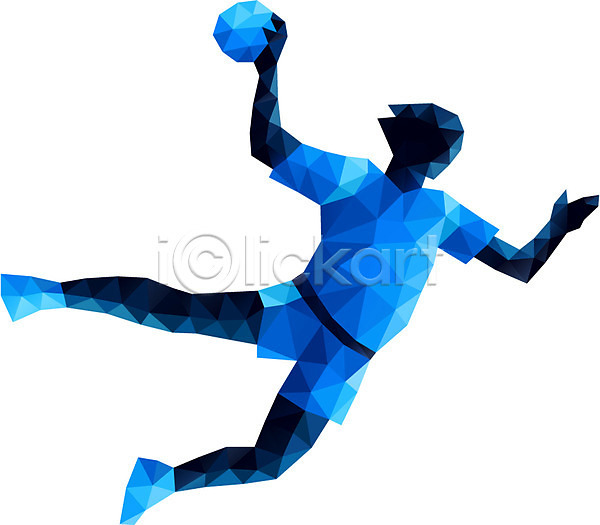 목표 열정 남자 남자한명만 사람 한명 AI(파일형식) 아이콘 입체 입체아이콘 공 구기 들기 레저 레포츠 모션 모양 무늬 백그라운드 삼각형 스포츠 올림픽 운동 운동선수 전신 점프 컬러 파란색 패턴 포즈 하계스포츠 하계올림픽 핸드볼