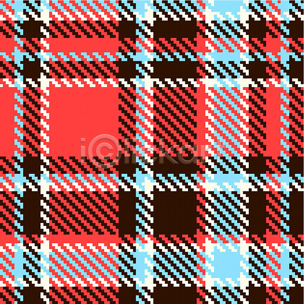 사람없음 EPS 일러스트 해외이미지 디자인 빨간색 체크무늬 패턴 패턴백그라운드 해외202004