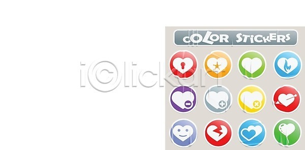 사랑 EPS 실루엣 일러스트 해외이미지 감정 구김 깨짐 닫기 라벨 발렌타인데이 사인 스티커 심볼 원형 종이 천사 하트 해외202004 해외일러스트