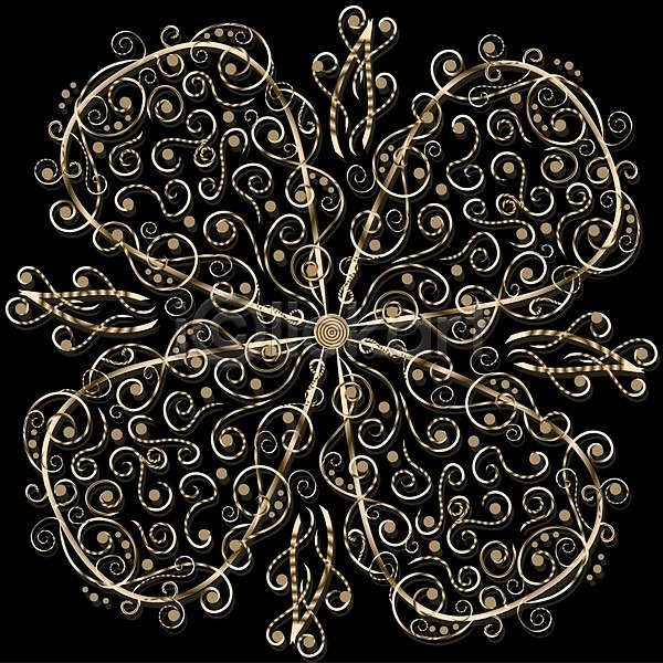 행운 EPS 아이콘 일러스트 해외이미지 4 검은색 꽃무늬 나뭇가지 내추럴 문학 문화 미술 백그라운드 빛 식물 심볼 장식 클로버 해외202004 현상 황금