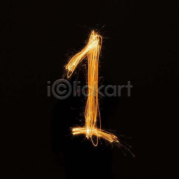 사람없음 JPG 포토 1 검은배경 백그라운드 불꽃(불) 빛 숫자