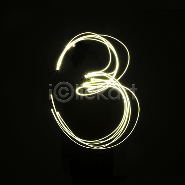 사람없음 JPG 포토 3 검은배경 광선 백그라운드 빛 숫자 조명