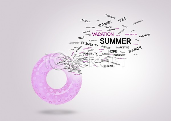 사람없음 PSD 편집이미지 계절 놀이용품 바캉스 여름(계절) 여름휴가 여행 튜브 휴가