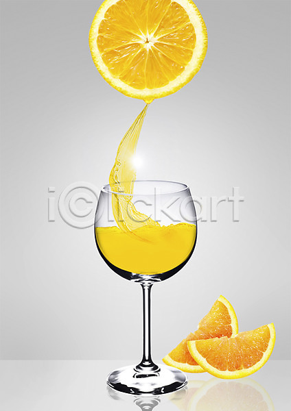 사람없음 PSD 편집이미지 과일주스 단면 오렌지 오렌지주스 와인잔 음료 음식 조각 조각(피스) 주스 컵