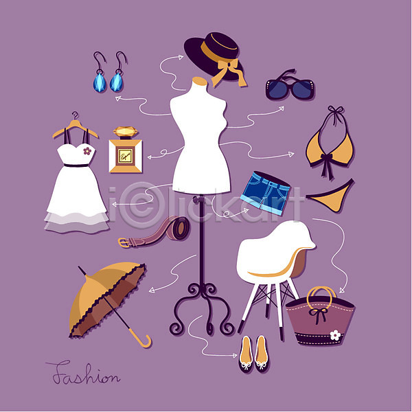 복잡 분석 선택 사람없음 AI(파일형식) 아이콘 플랫아이콘 가방 마네킹 모자(잡화) 선글라스 세트 쇼핑 수영복 심볼 오브젝트 옷 우산 의자 패션 플랫