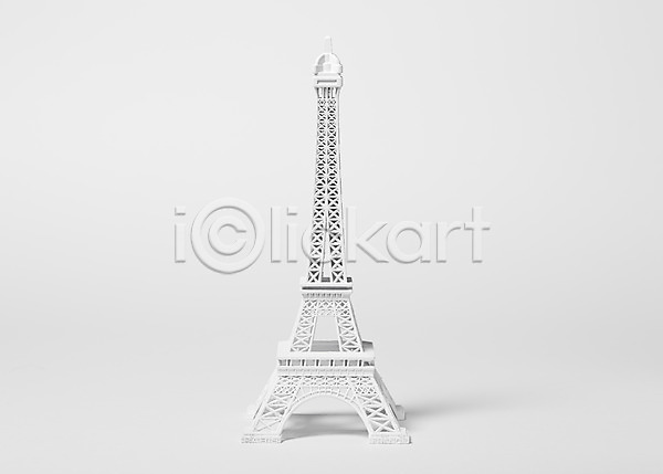 사람없음 JPG 근접촬영 포토 백그라운드 스튜디오촬영 실내 에펠탑 오브젝트 컬러 흰배경 흰색