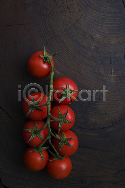 사람없음 JPG 근접촬영 포토 하이앵글 꼭지 방울토마토 빨간색 식재료 열매 음식 줄기 채소 컬러 토마토