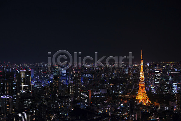 사람없음 JPG 포토 도시 도시풍경 빌딩 빛 야경 야외 일본 조명 탑 풍경(경치) 해외 해외풍경