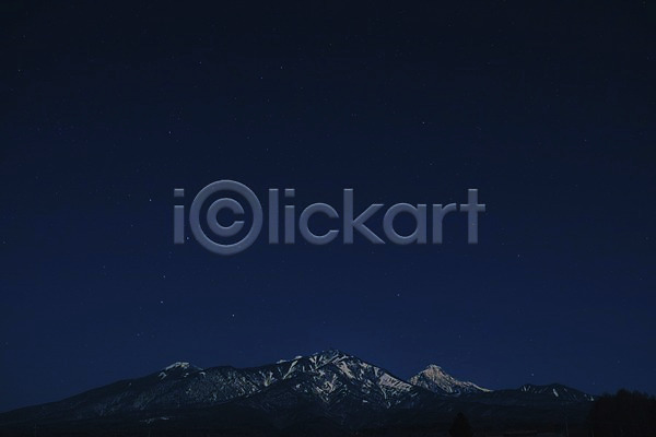 사람없음 JPG 포토 눈(날씨) 밤하늘 별 산 야외 자연 풍경(경치) 하늘