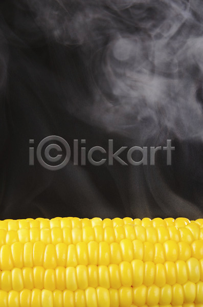 뜨거움 사람없음 JPG 근접촬영 포토 곡류 낟알 연기 옥수수 음식 찐옥수수 콘(옥수수)