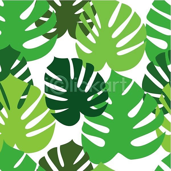 EPS 일러스트 해외이미지 구성 내부 벽지 서식 스타일 식물 심볼 원예 잎 자연 장식 질감 초록색 패턴 해외202004 화초