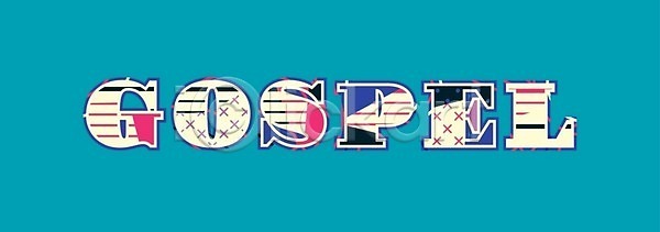 아이디어 EPS 일러스트 해외이미지 가르침 단어 미술 복음 사실 성경 신앙심 예수 종교 컨셉 타이포그라피 테마 해외202004 해외일러스트