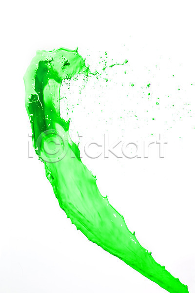 떨어짐 사람없음 JPG 순간포착 포토 백그라운드 스튜디오촬영 실내 액체 액체표현 초록색 컨셉 컬러 페인트