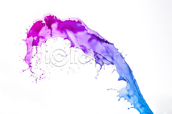 떨어짐 사람없음 JPG 순간포착 포토 백그라운드 보라색 스튜디오촬영 실내 액체 액체표현 컨셉 컬러 파란색 페인트 혼합