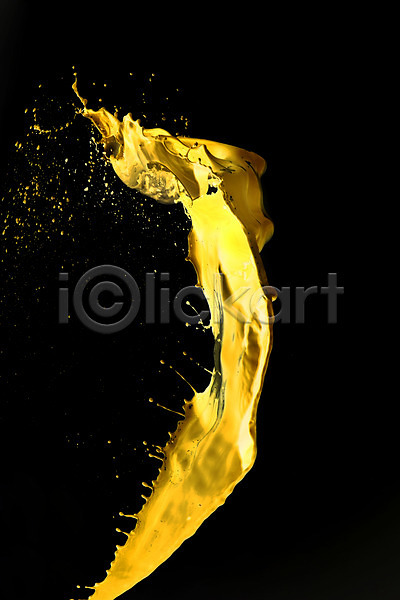 떨어짐 사람없음 JPG 순간포착 포토 노란색 백그라운드 스튜디오촬영 실내 액체 액체표현 컨셉 컬러 페인트