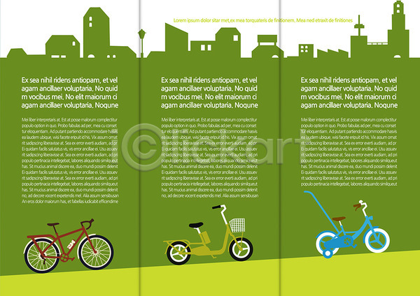 사람없음 AI(파일형식) 템플릿 3단접지 그린캠페인 내지 리플렛 백그라운드 북디자인 북커버 빌딩 에코 에코라이프 자연보호 자전거 초록색 캠페인 팜플렛 편집 표지디자인
