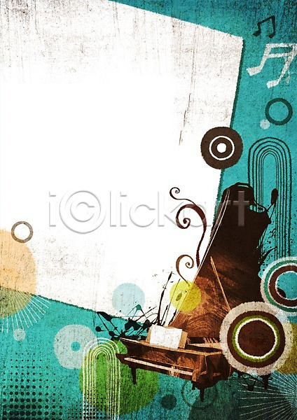 사람없음 PSD 일러스트 건반 도형 무늬 물방울무늬 백그라운드 악기 연주 원형 음표 팝아트 프레임 피아노(악기)