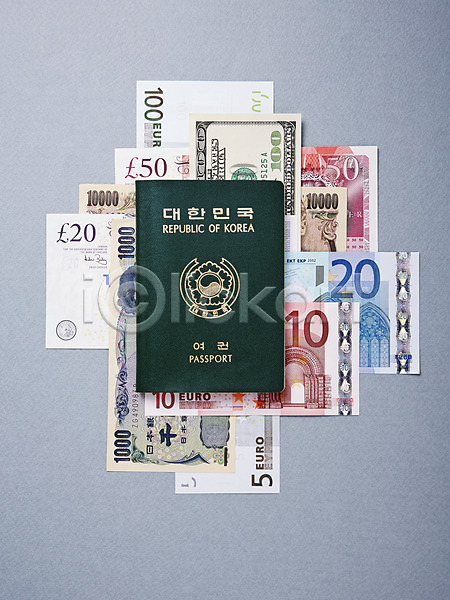 사람없음 JPG 포토 달러 돈 비즈니스 엔 여권 오브젝트 유로 종류 지폐