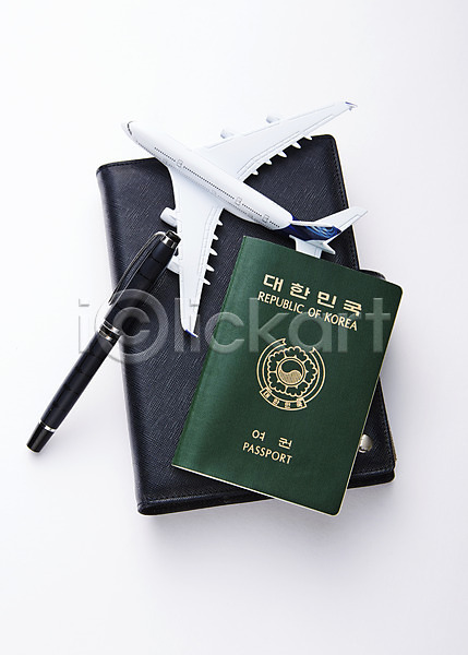사람없음 JPG 포토 다이어리 미니어처 비행기 스튜디오촬영 실내 여권 여행 오브젝트 펜