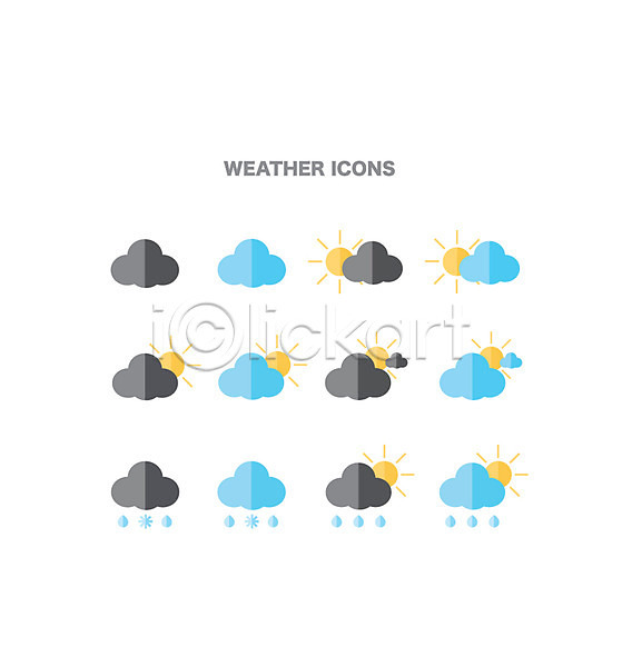 사람없음 AI(파일형식) 날씨아이콘 아이콘 플랫아이콘 구름(자연) 날씨 눈(날씨) 먹구름 모바일 비(날씨) 세트 웹 일기예보 태양 플랫