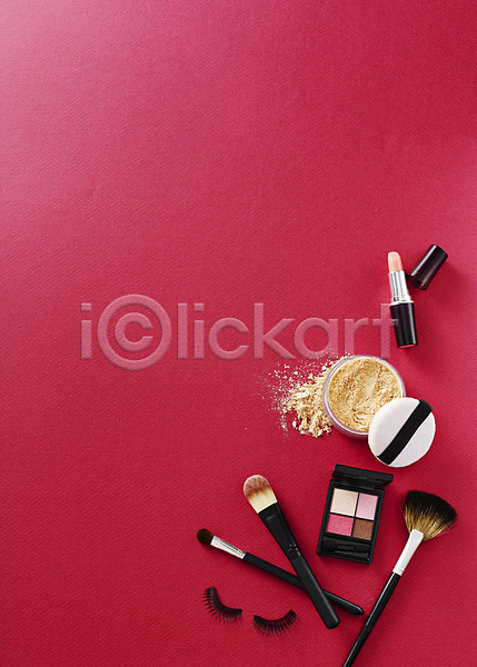사람없음 JPG 포토 눈썹 립스틱 메이크업브러쉬 백그라운드 붓 뷰티 빨간색 속눈썹 아이섀도 종이 파우더 프레임 화장용품 화장품