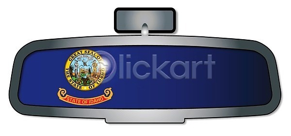 EPS 일러스트 해외이미지 거울 고립 그래픽 그림 깃발 내부 미국 미술 반사 운전 유리 자동 자동차 카피스페이스 프레임 해외202004 해외일러스트