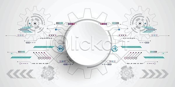 사람없음 EPS 일러스트 해외이미지 그래픽 디자인 디지털 원형 추상 톱니바퀴 해외202004 흰색