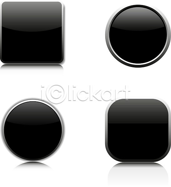 EPS 아이콘 일러스트 해외이미지 각도 거울 검은색 광택 그림자 디자인 라벨 반사 빛 사인 세트 스타일 심볼 엘리먼트 원형 웹 인터넷 인터페이스 정사각형 직사각형 컴퓨터 페이지 해외202004